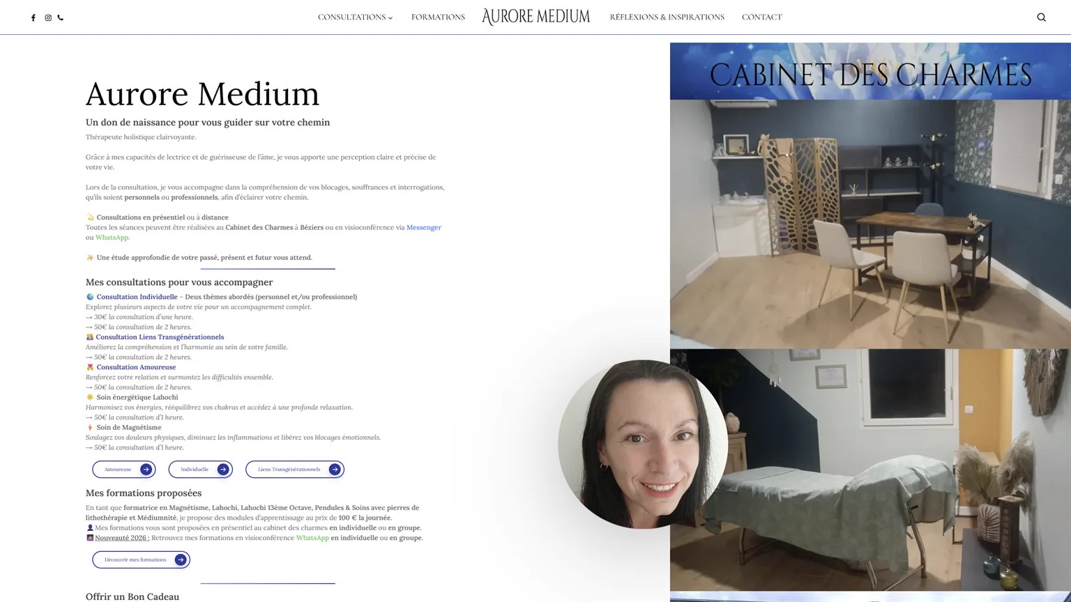 Site vitrine Aurore Medium