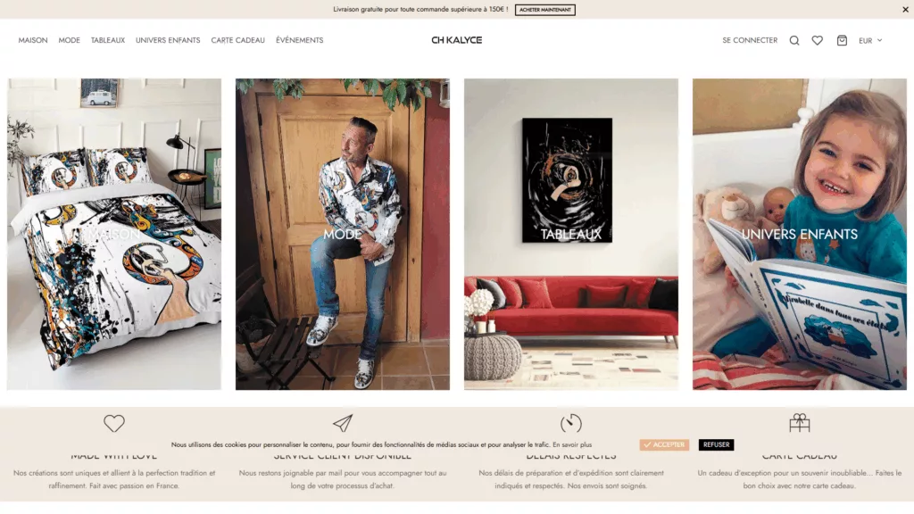 Site e-commerce CHKalyce